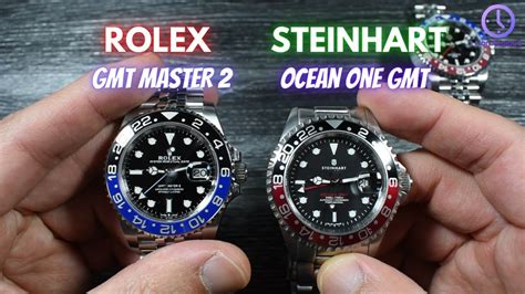 steinhart gmt vs rolex|are steinhart watches any good.